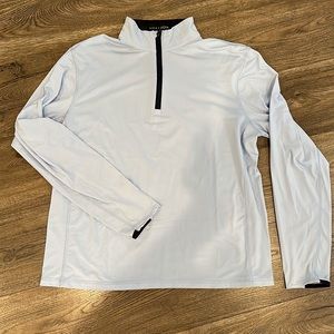 Light blue quarter zip Greyson pull over